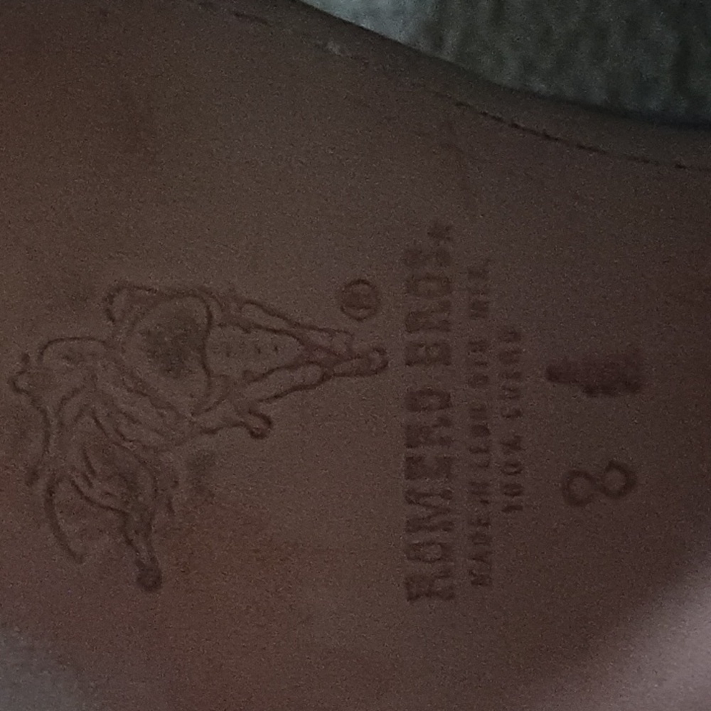 NWOT Romero Brothers leather boots - Picture 2 of 4